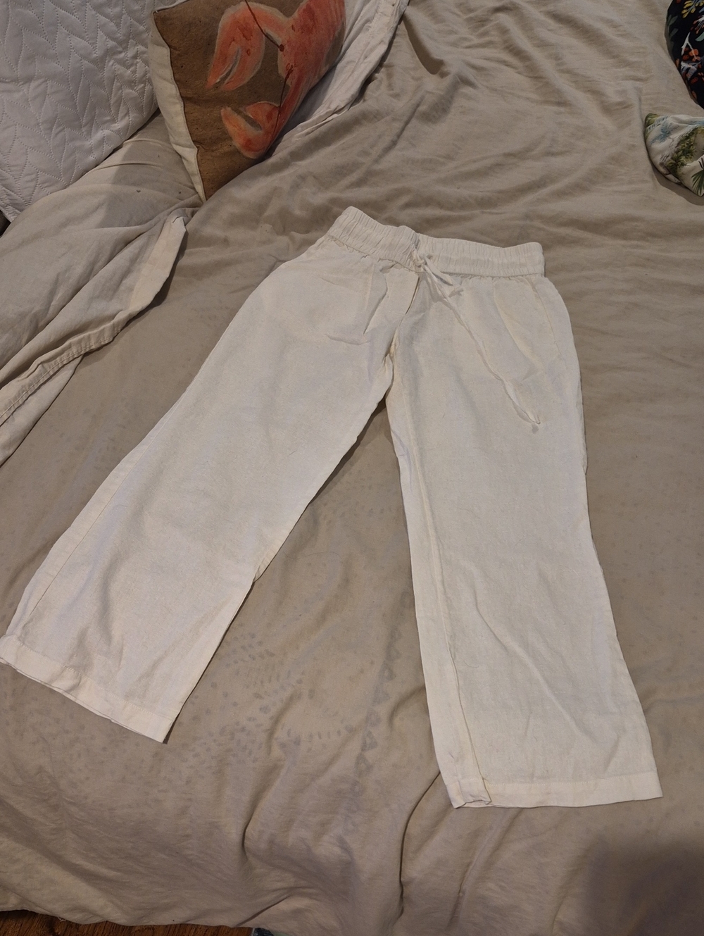 New Directions Petite Casual Wide-Leg Drawstring Pants